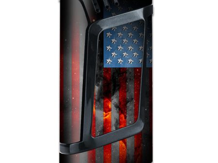 Dark Distressed American Flag Sky Stars Galaxy Smok Alien Skin Online now