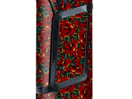 Red Gold Roses Tattoo Smok Alien Skin For Sale