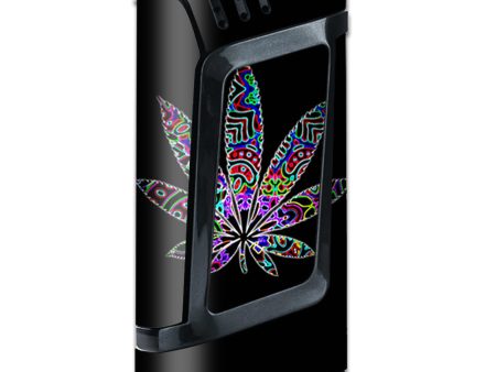 Pot Leaf Marijuana Colorful Retro Smok Alien Skin For Cheap