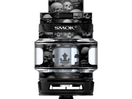 Black And White Skulls Stacked Smok Prince Tank Skin For Sale