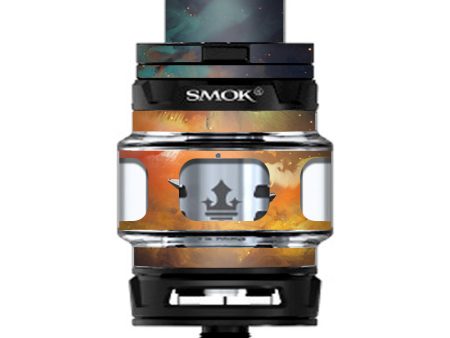 Orange Red Blue Galaxy Boat Smok Prince Tank Skin Sale