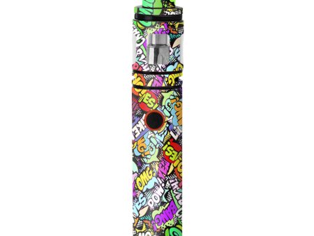 Pow Bang Omg Like Stickerlap Sticker Bomb Smok Stick V8 Skin For Discount