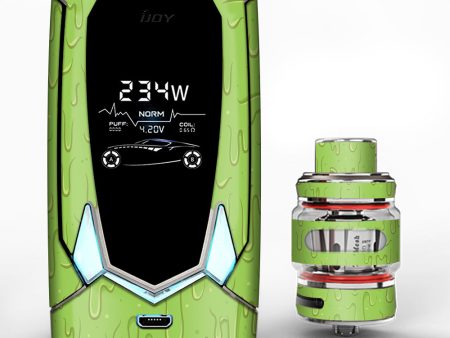 Dripping Cartoon Slime Green iJoy Avenger 270 Skin For Cheap