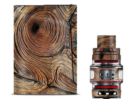 Wood Knot Swirl Log Outdoors Smok V-fin Skin Online now