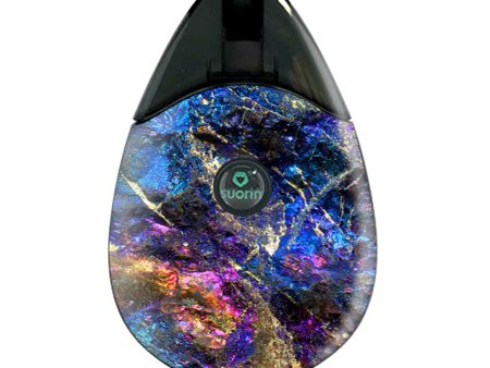 Chalcopyrite Colorful Purple Glass Rock Crystal Suorin Drop Skin on Sale