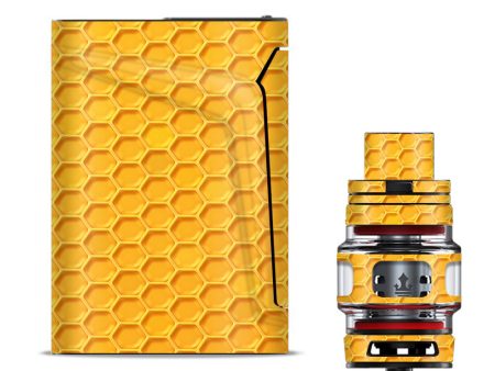 Yellow Honeycomb Smok V-fin Skin Online Sale