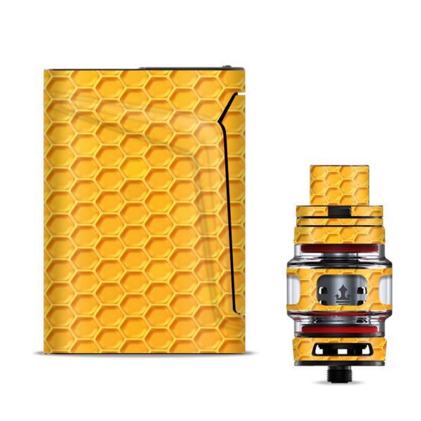 Yellow Honeycomb Smok V-fin Skin Online Sale