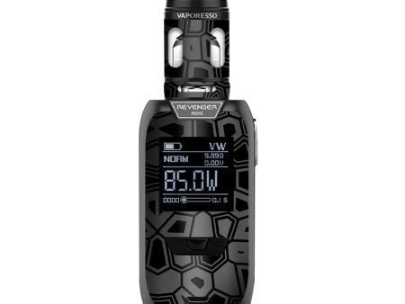 Black Silver Design Vaporesso Revenger Mini 85w Skin Hot on Sale