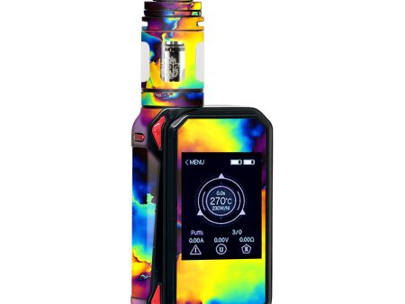 Bright Colorful Abstract Swirl Smok Gpriv2 Skin Supply