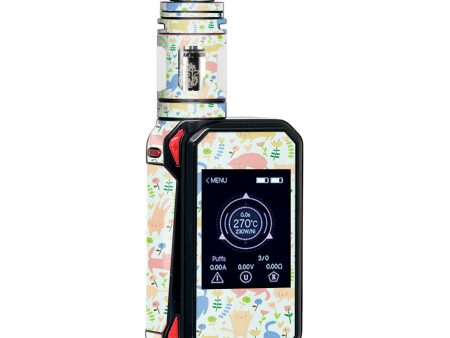 Cats Kittens Playful Flowers Smok Gpriv2 Skin on Sale