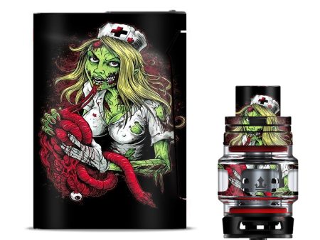 Zombie Nurse Eating Flesh  Smok V-fin Skin Hot on Sale