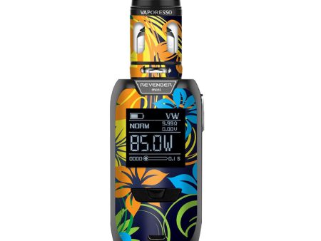 Tropical Flowers Vaporesso Revenger Mini 85w Skin For Sale