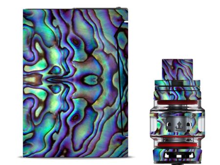 Abalone Sea Shell Green Blue Purple Smok V-fin Skin Online