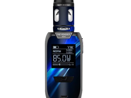 Blue Curves, Soundwaves Vaporesso Revenger Mini 85w Skin For Sale