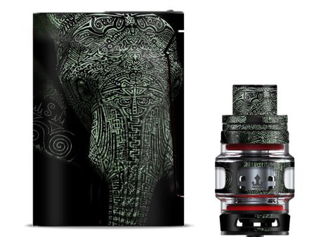 Aztec Elephant Tribal Design Smok V-fin Skin Hot on Sale