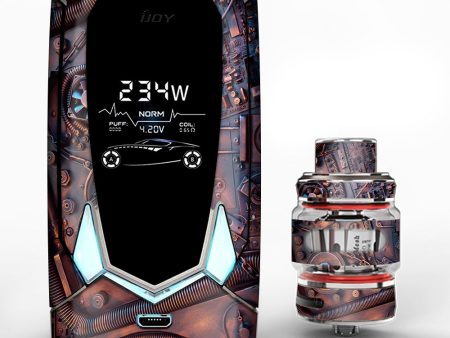 Steampunk Metal Panel Vault Fan Gear iJoy Avenger 270 Skin on Sale