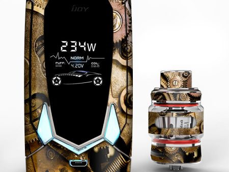 Steampunk Gears Steam Punk Old iJoy Avenger 270 Skin Cheap