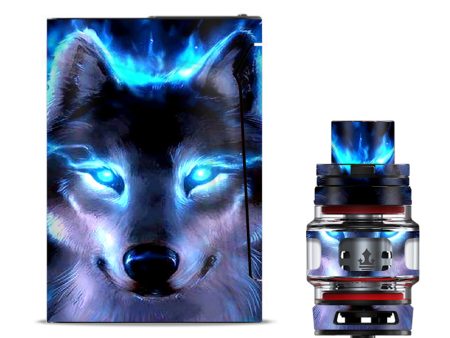 Wolf Glowing Eyes Fire Smok V-fin Skin For Cheap