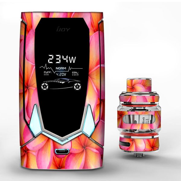 Plumerias Pink Flowers iJoy Avenger 270 Skin For Sale