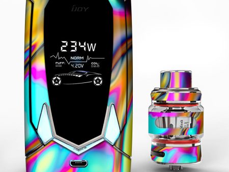 Oil Slick Resin Iridium Glass Colors iJoy Avenger 270 Skin Discount