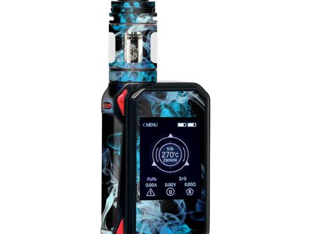 Blue Green White Smoke Smok Gpriv2 Skin on Sale