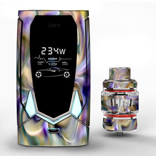 Resin Swirl Opalescent Oil Slick iJoy Avenger 270 Skin Online Hot Sale